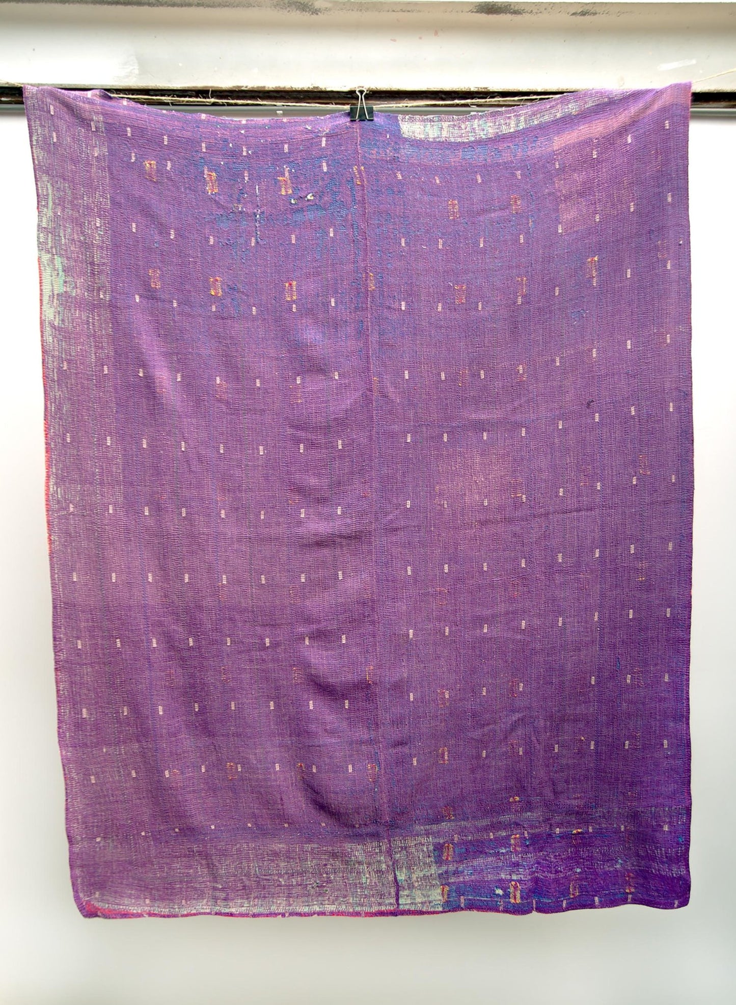 Vintage Kantha Stitch Blanket