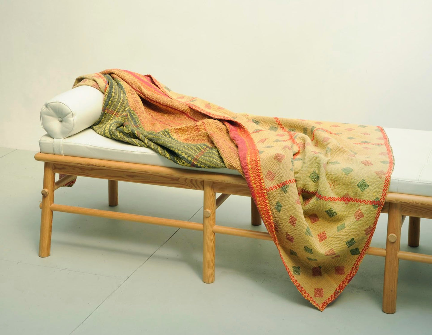 Vintage Kantha Stitch Blanket
