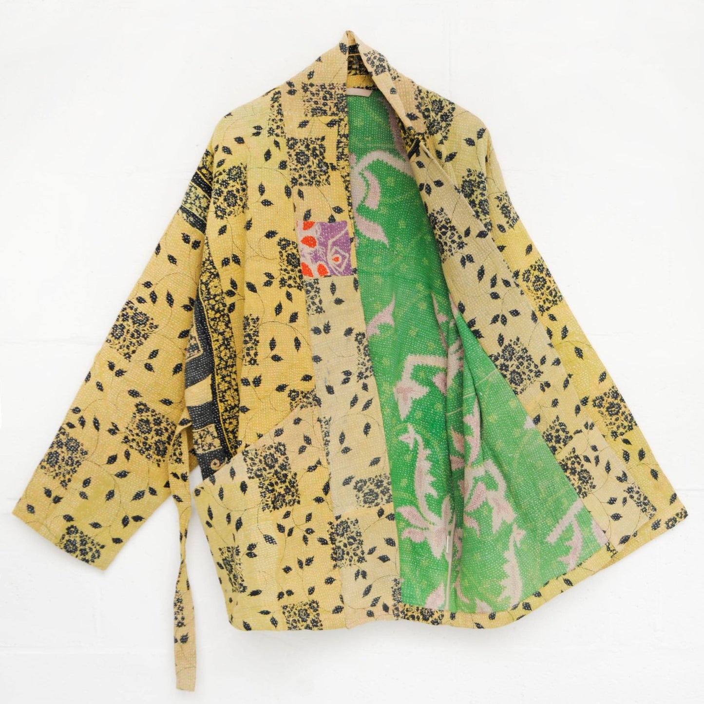 Kantha Stitch Kimono jacket