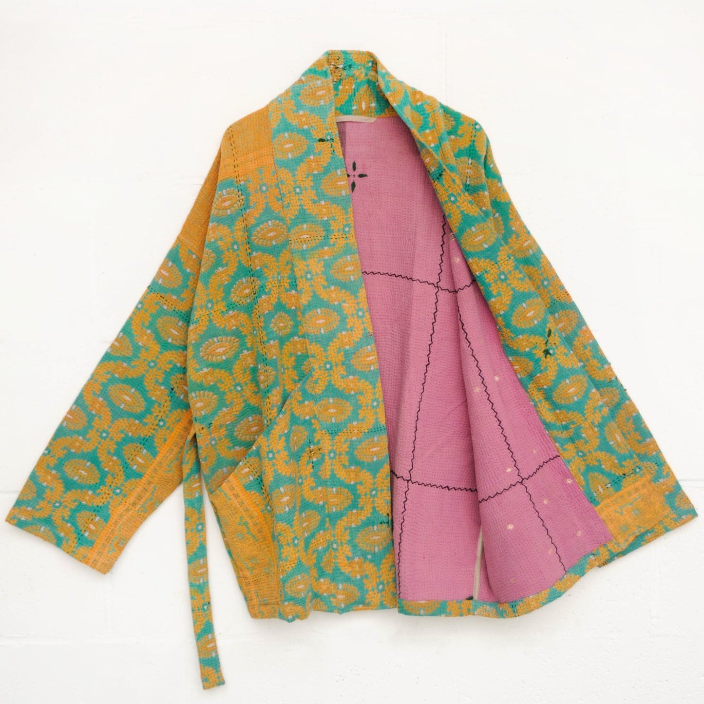 Kantha Stitch Kimono jacket