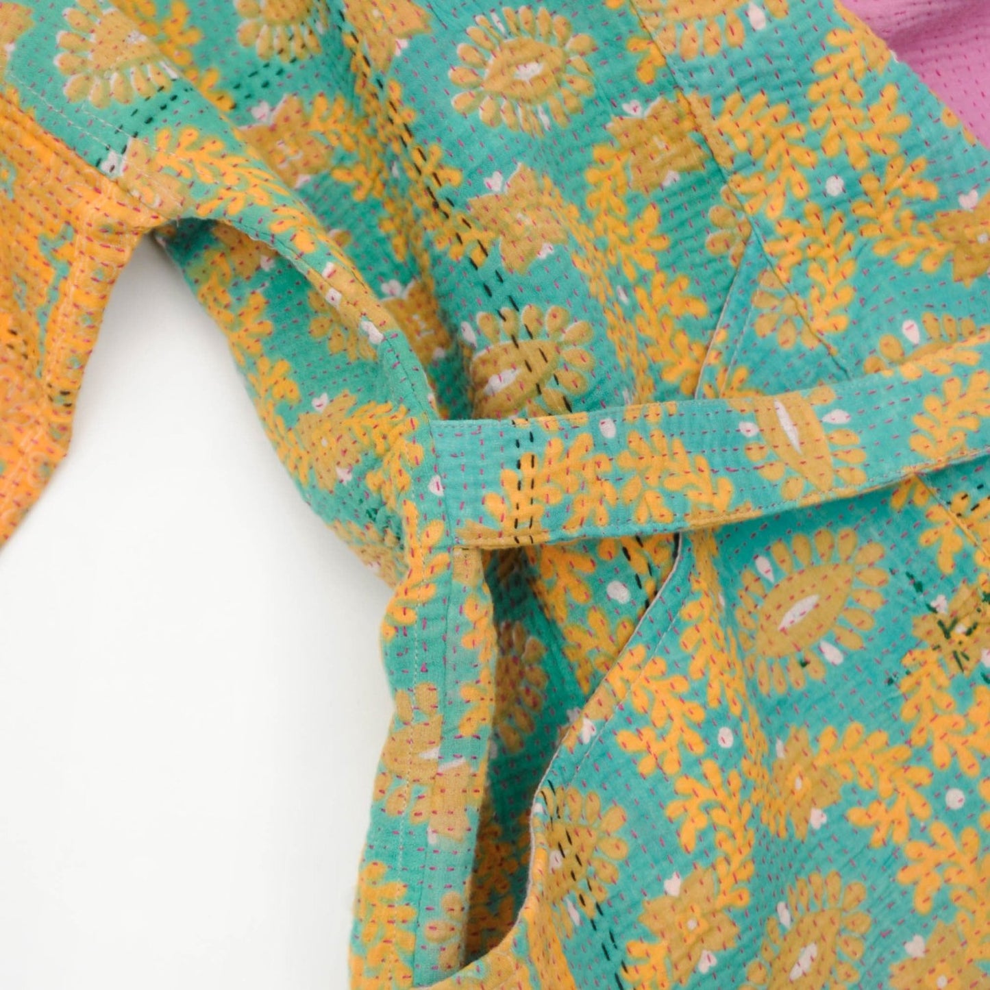 Kantha Stitch Kimono jacket