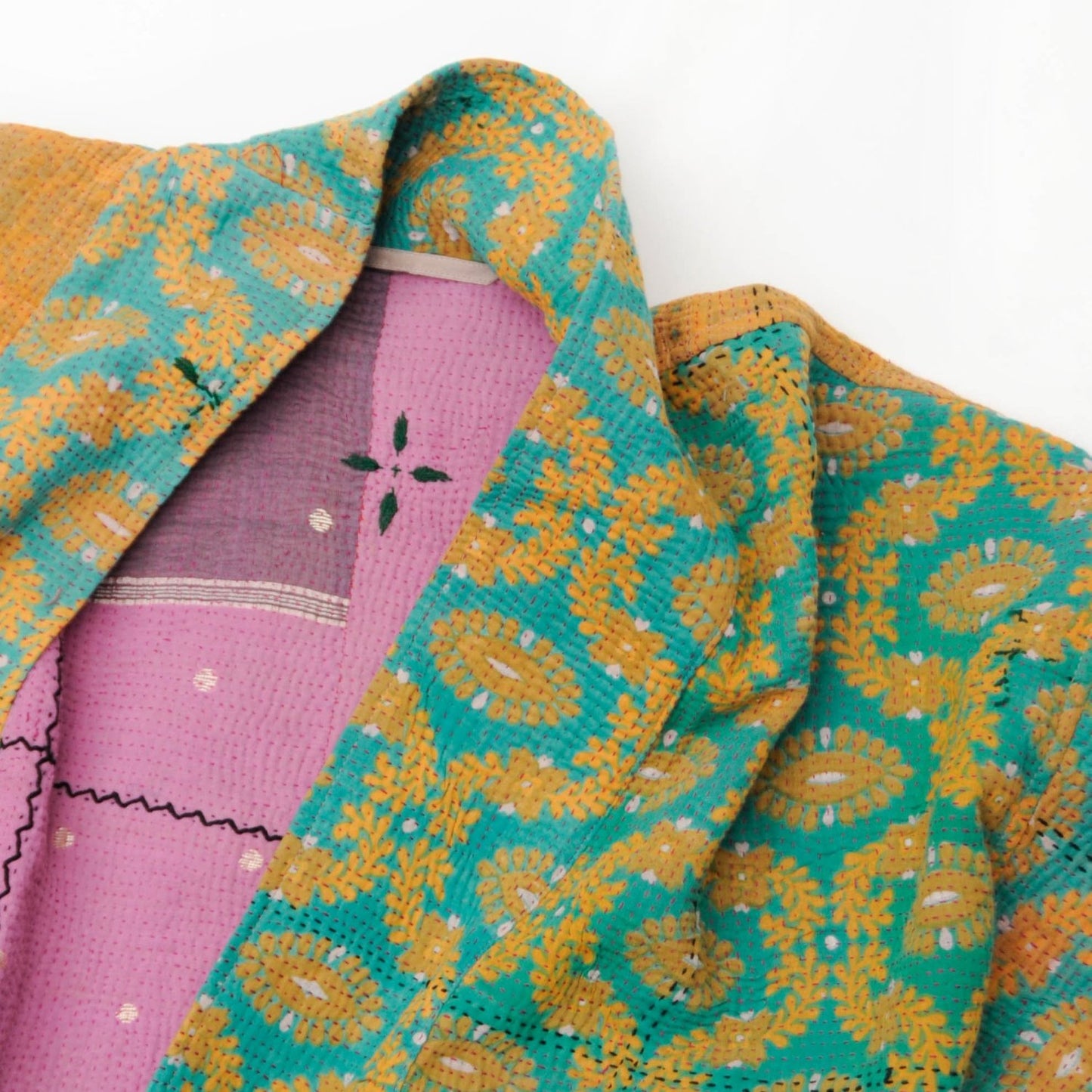 Kantha Stitch Kimono jacket