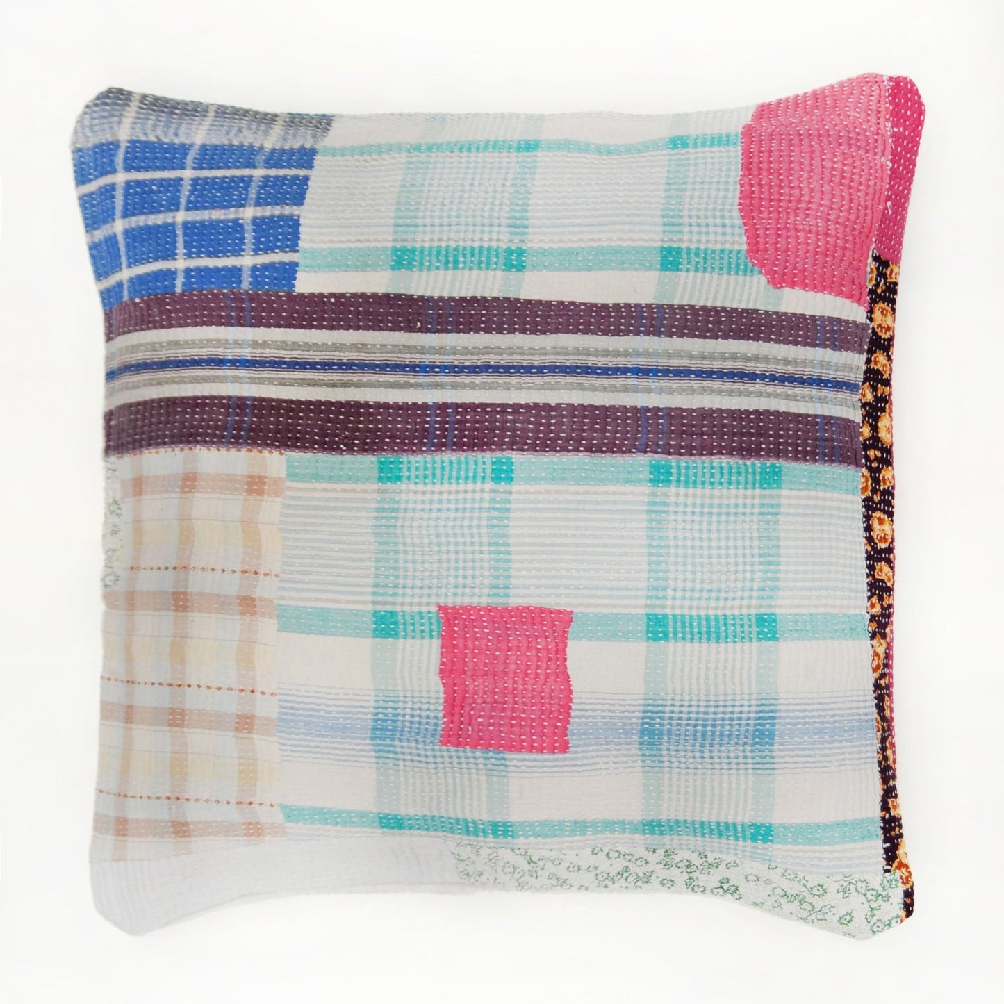 Kantha cushion cover 60x60