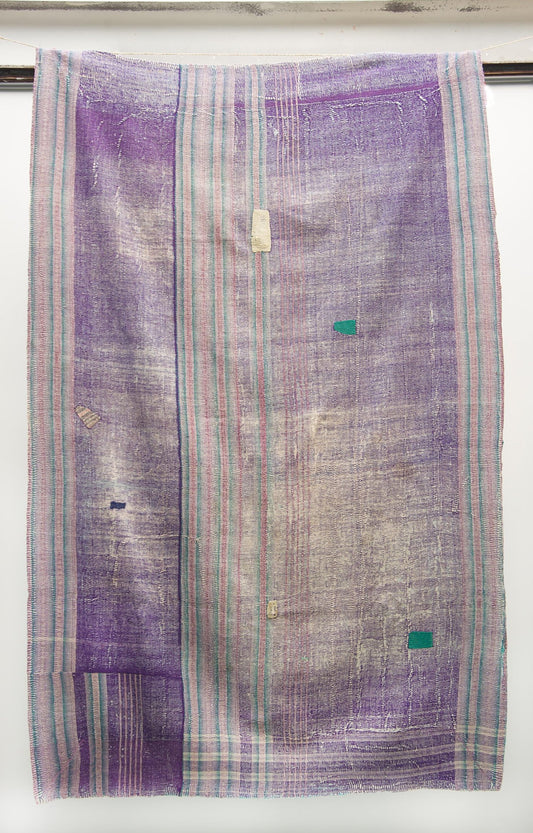 Vintage Kantha Stitch Blanket