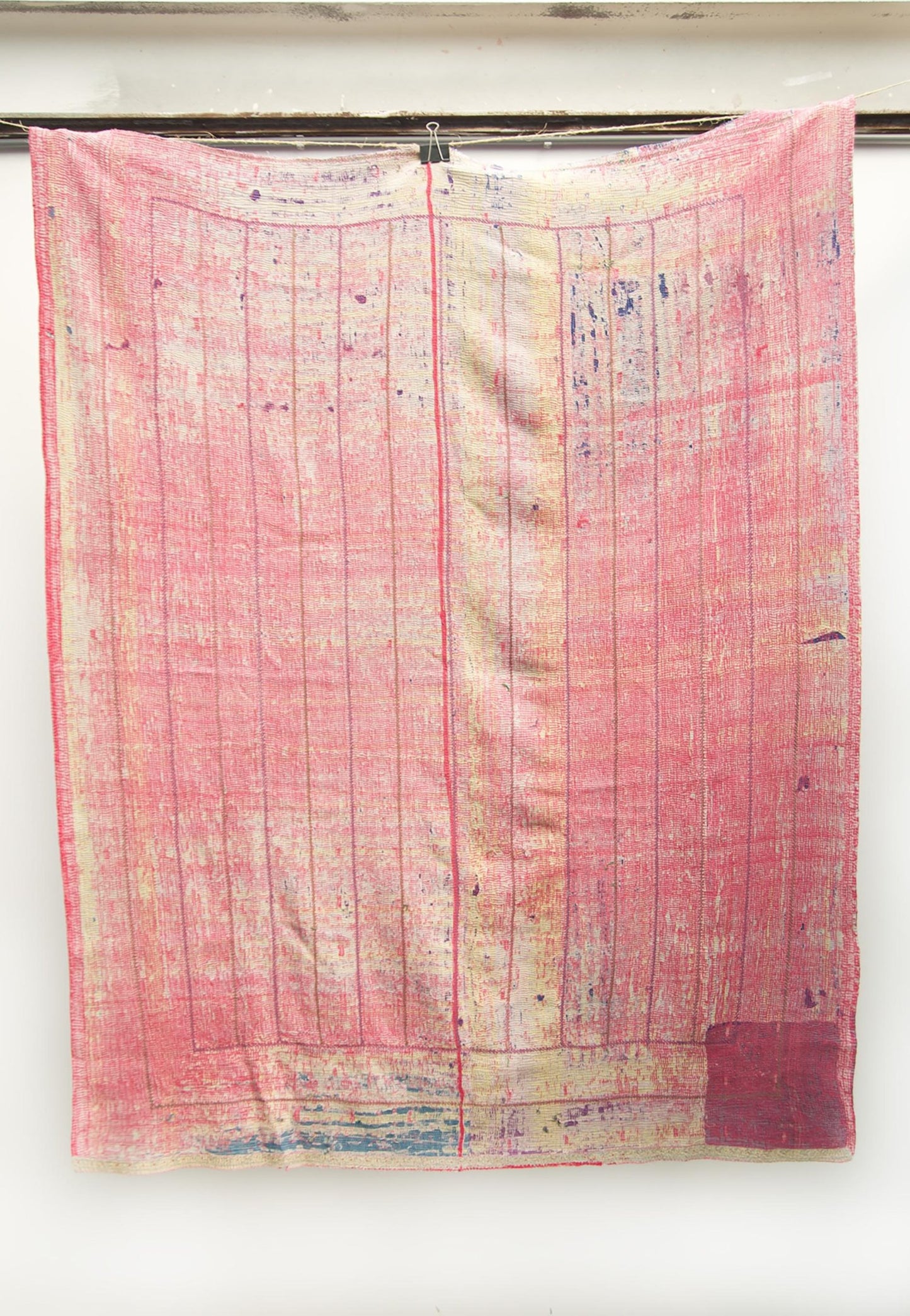 Vintage Kantha Stitch Blanket